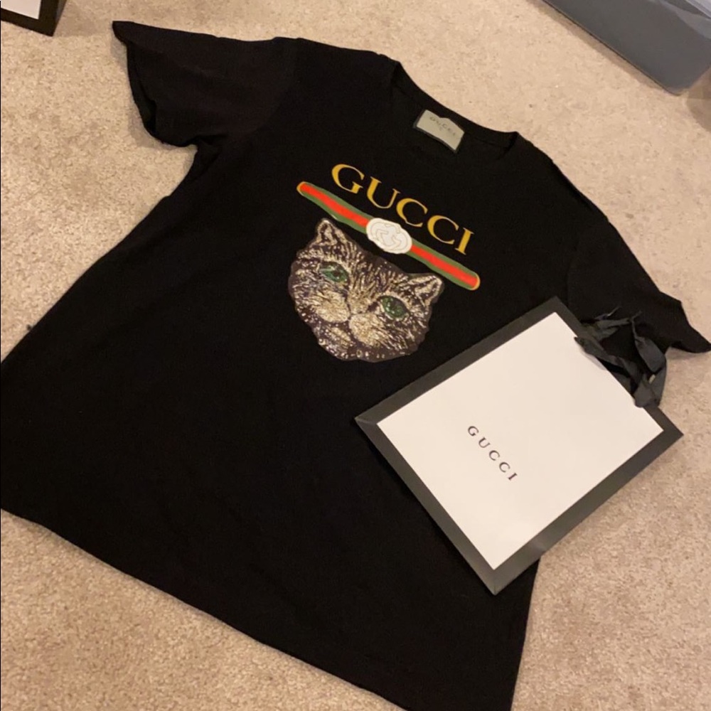 Black cat shirt SOLD SOLD
